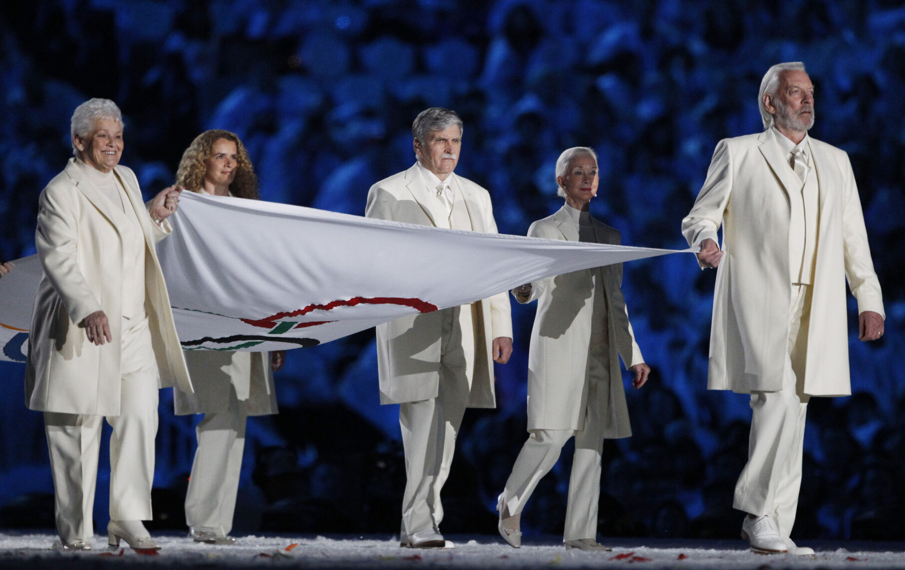 2010: Donald Sutherland at Vancouver Olympics